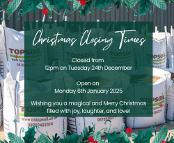 Christmas Closing Times 2024